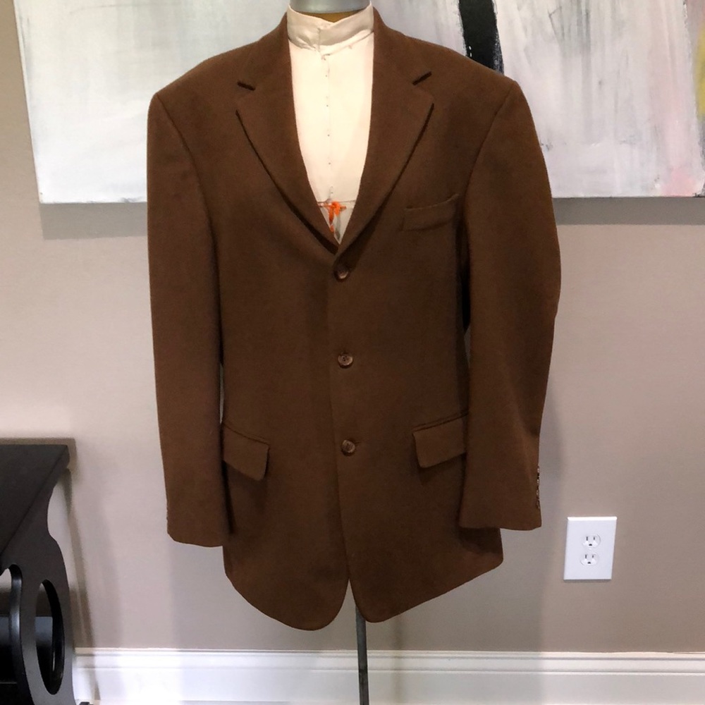 Prague jacket 40 regular wool or cashmere brown